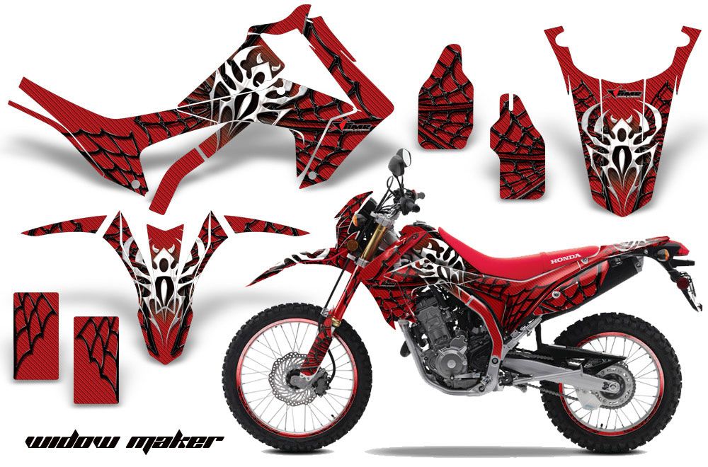 Honda CRF250 L Enduro Dirt Bike Graphic Kit - 2013-2016 Widow Maker Red