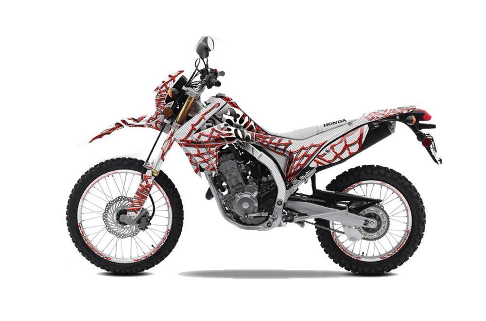 Honda CRF250 L Enduro Dirt Bike Graphic Kit - 2013-2016 Widow Maker White