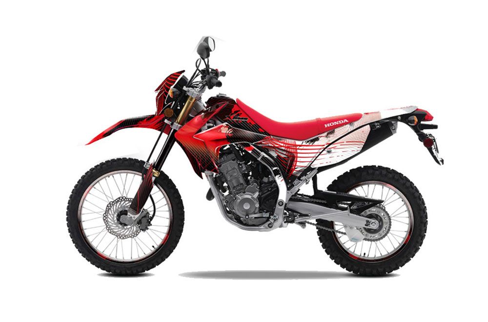 Honda CRF250 L Enduro Dirt Bike Graphic Kit - 2013-2016 Carbon X Red