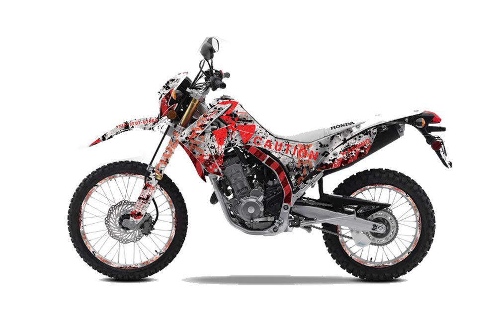 Honda CRF250 L Enduro Dirt Bike Graphic Kit - 2013-2016 Meltdown Red