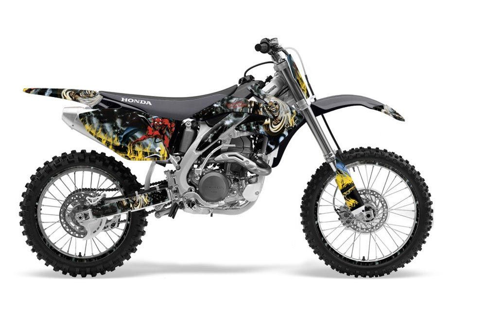 Honda CRF450 R Dirt Bike Graphic Kit - 2002-2012 Number of the Beast