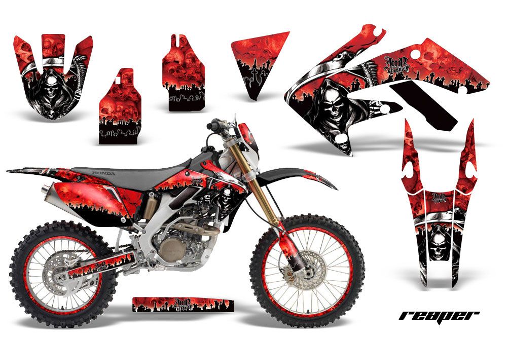 Honda CRF250 X Dirt Bike Graphic Kit - 2004-2017 Reaper Red