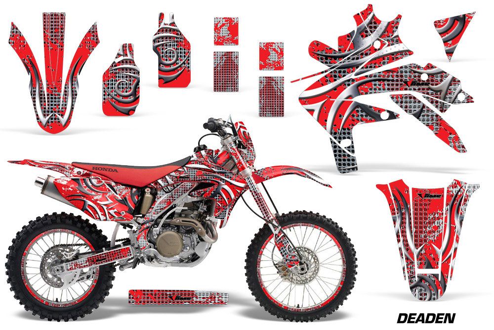 Honda CRF450 X Dirt Bike Graphic Kit - 2005-2016 Deaden Red