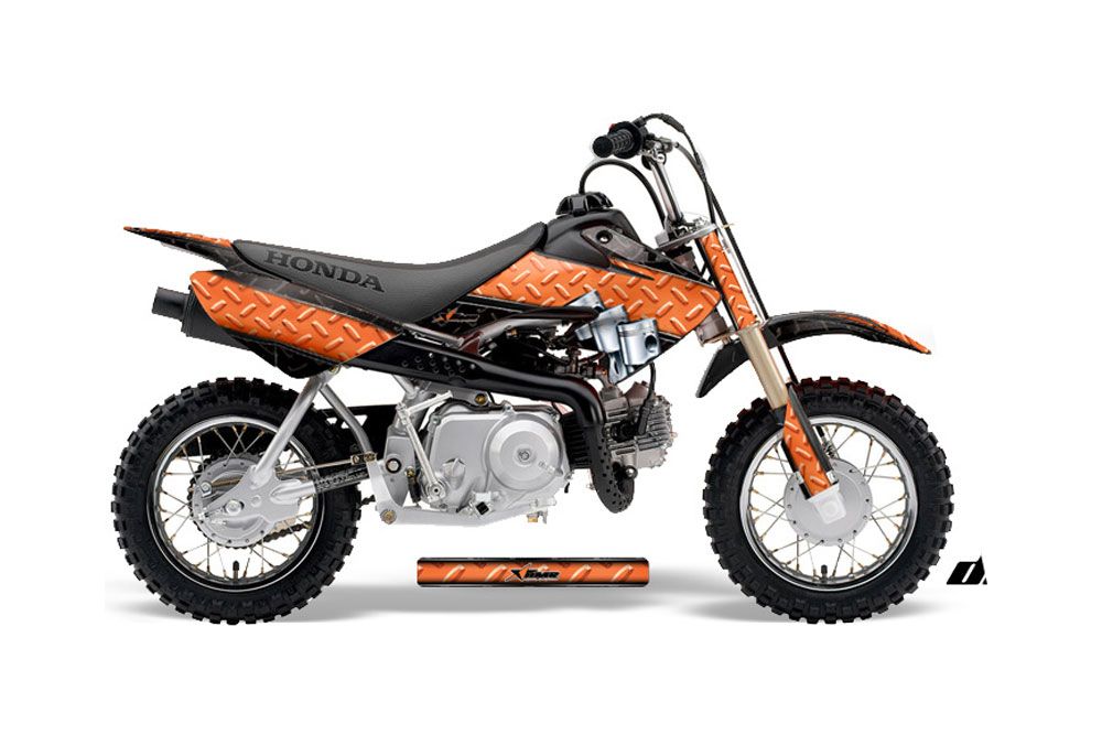 Honda CRF50 Dirt Bike Graphic Kit - 2004-2013 Diamond Race Red