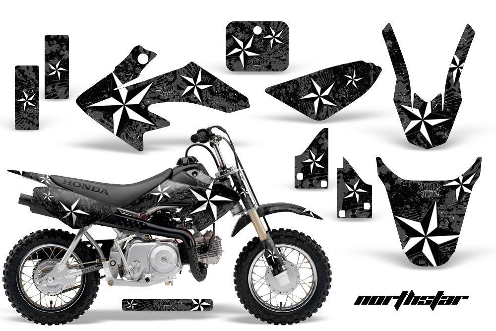 Honda CRF50 Dirt Bike Graphic Kit - 2004-2013 Northstar Black