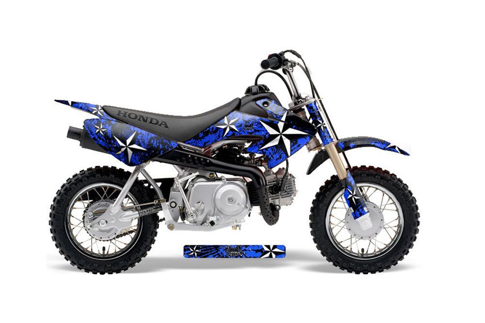 Honda CRF50 Dirt Bike Graphic Kit - 2004-2013 Northstar Blue