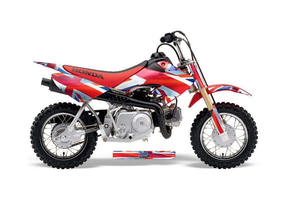 Honda CRF50 Dirt Bike Graphic Kit - 2004-2013 Union Jack