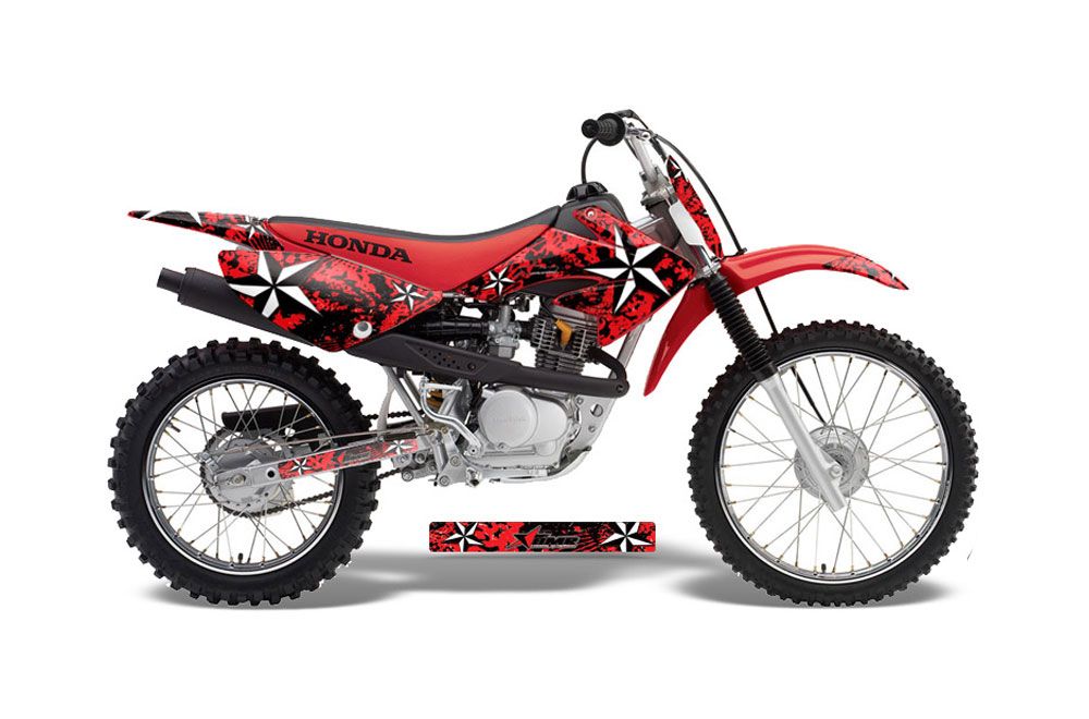 Honda CRF70 Dirt Bike Graphic Kit - 2004-2015 Northstar Red