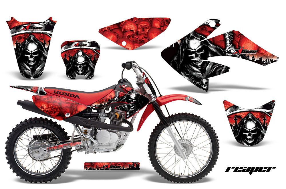 Honda CRF70 Dirt Bike Graphic Kit - 2004-2015 Reaper Red