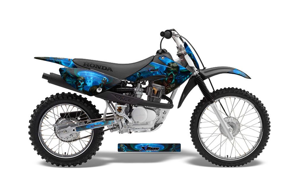 Honda CRF100 Dirt Bike Graphic Kit - 2004-2010 Zombie Trooper