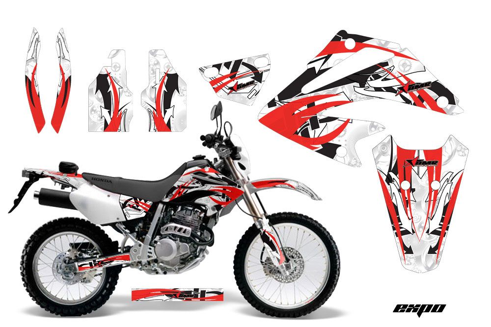 Honda XR250 SM Dirt Bike Graphic Kit - 2003-2005 Expo Red