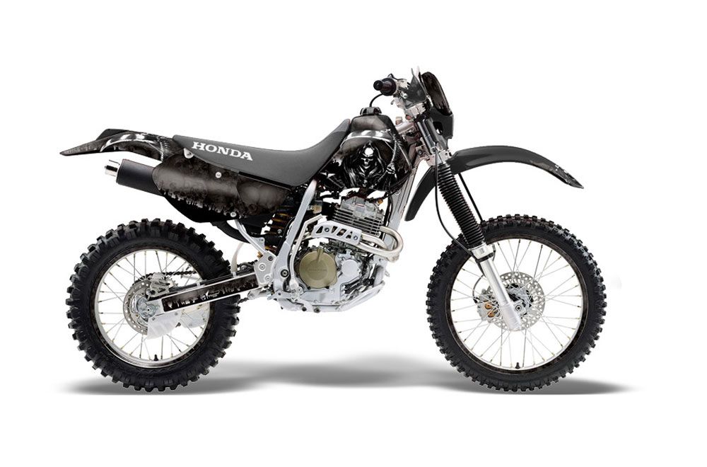 Honda XR400 Dirt Bike Graphic Kit - 1996-2004 Reaper Black