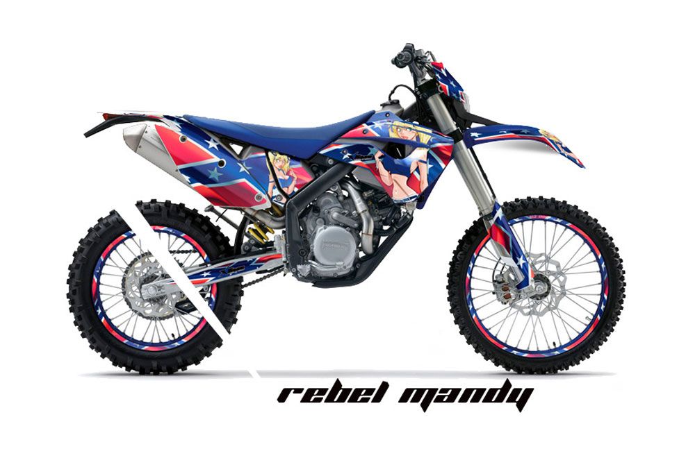 Husaberg FS / FE 670 Dirt Bike Graphic Kit - 2009-2012 Rebel Mandy