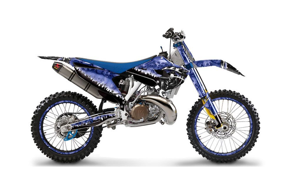 Husaberg TC / FC 250 Dirt Bike Graphic Kit - 2013-2014 Reaper Blue