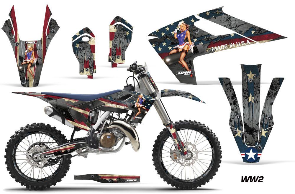 Husqvarna FC 250 Dirt Bike Graphic Kit - 2016-2017 WW2