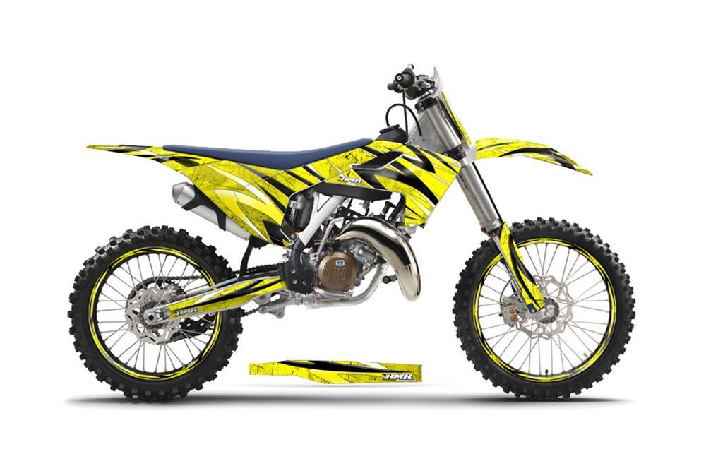 Husqvarna FC 250 Dirt Bike Graphic Kit - 2016-2017 Fade Yellow