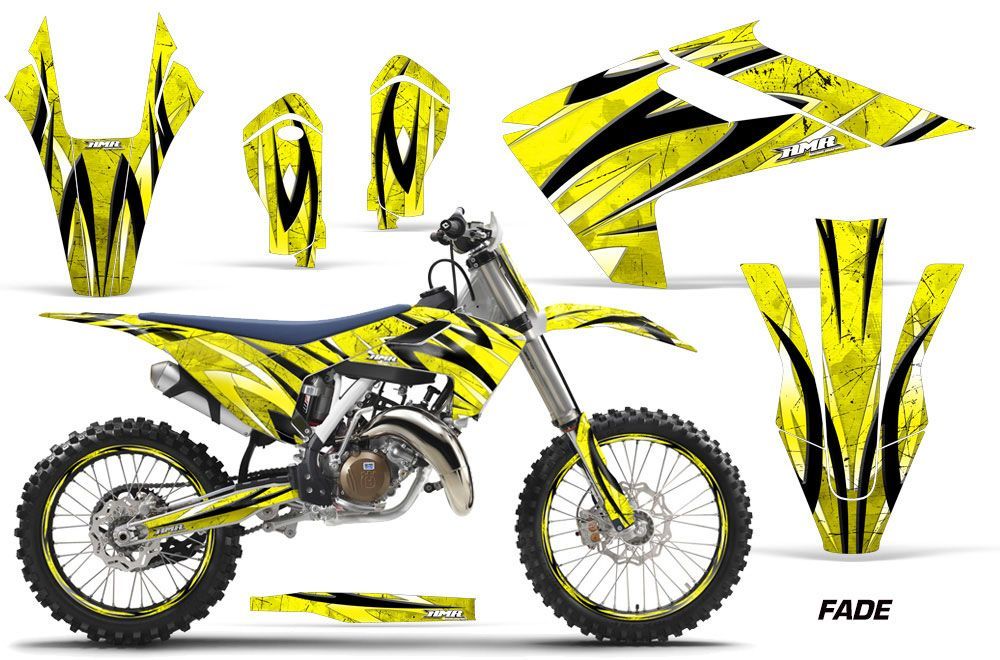 Husqvarna FC 250 Dirt Bike Graphic Kit - 2016-2017 Fade Yellow
