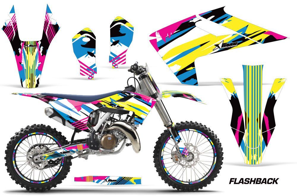 Husqvarna FC 350 Dirt Bike Graphic Kit - 2016-2017 Flashback