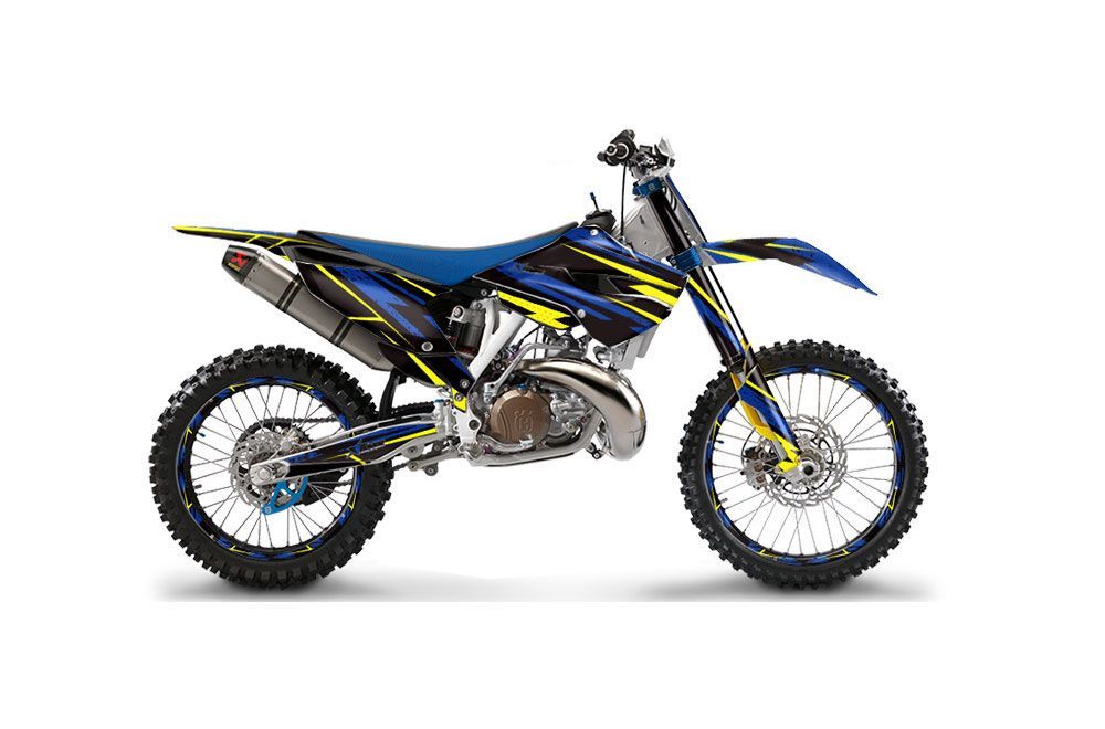 Husqvarna TC / FC 250 Dirt Bike Graphic Kit - 2014-2016 Attack Blue