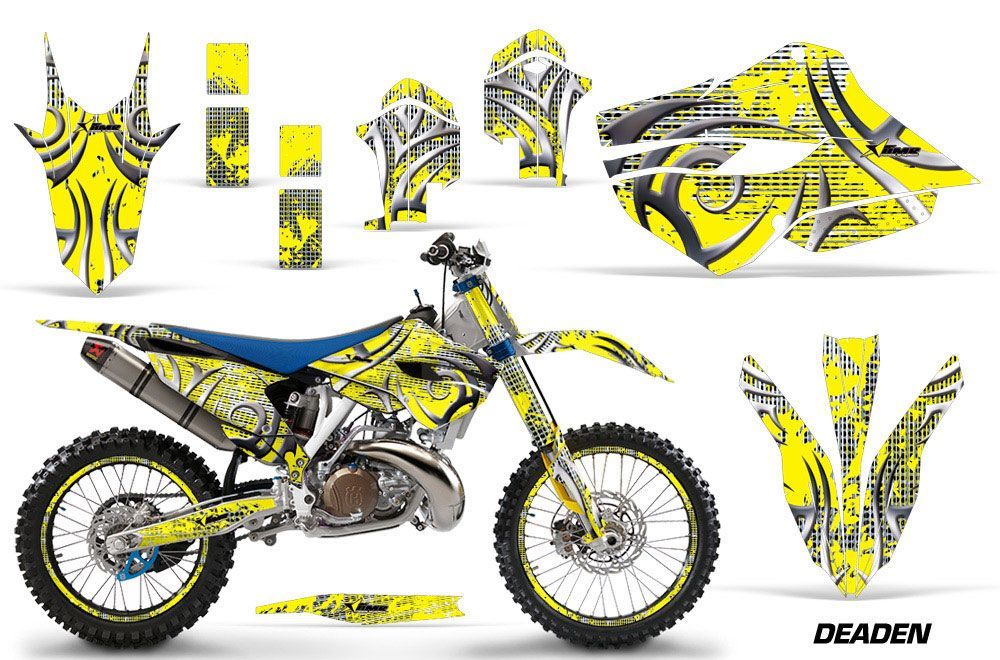 Husqvarna TC / FC 250 Dirt Bike Graphic Kit - 2014-2016 Deaden Yellow