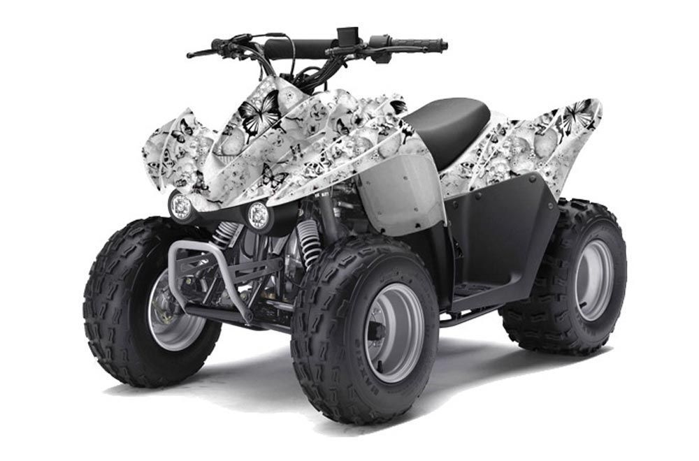 Kawasaki KFX 50 / 90 ATV Graphic Kit - 2007-2021 Butterfly Black