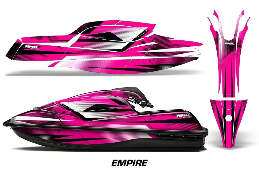 Kawasaki SX-R SXR JS1500 Jet Ski Graphic Kawi Kit 2017-2020 Empire Pink