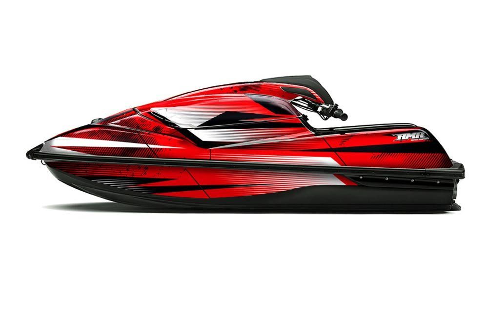 Kawasaki SX-R SXR JS1500 Jet Ski Graphic Kawi Kit 2017-2020 Empire Red