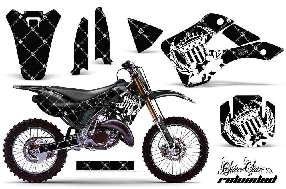 Kawasaki KX125 KX250 1999-2002 Graphics Kit Dirt Bike MX Motocross Decal KX 125 KX 250 REAPER PINK 