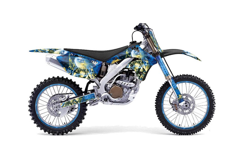 Kawasaki KX250F Dirt Bike Graphic Kit - 2006-2008 Live After Death