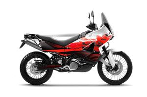 KTM Adventure R 990 Graphic Kit - All Years Carbon X Red