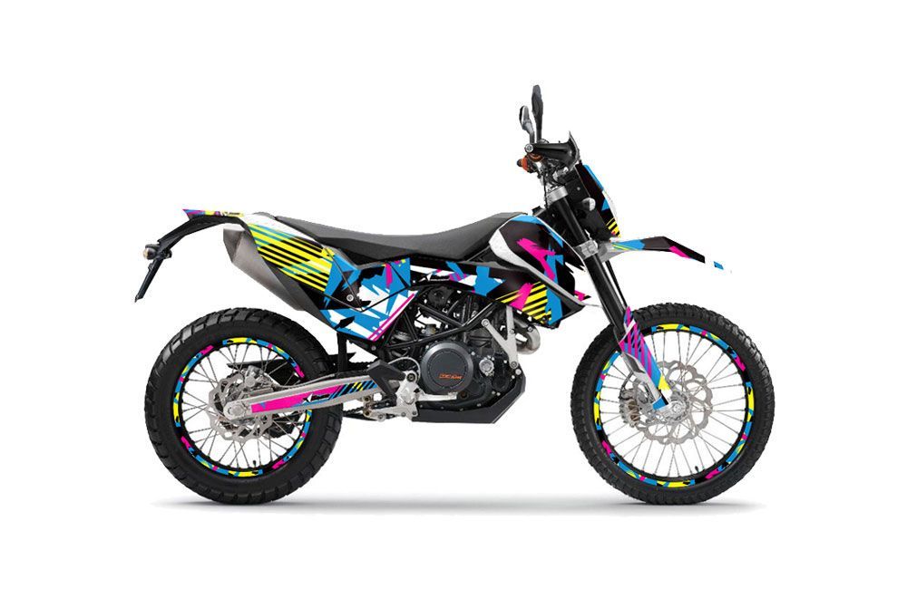 KTM Adventure 690 Supermoto / Enduro Dirt Bike Graphic Kit - 2008-2015 Flashback