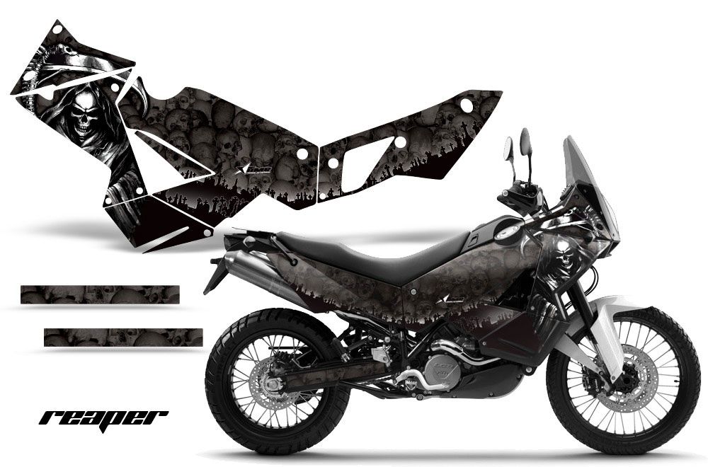 KTM Adventure 990 Sport Dirt Bike Graphic Kit - 2006-2013 Reaper Black
