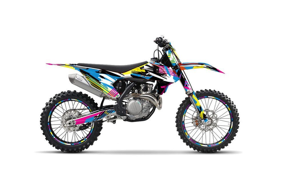 KTM C10 SX / SX-F / XC-F Dirt Bike Graphic Kit - 2016-2020 Flashback