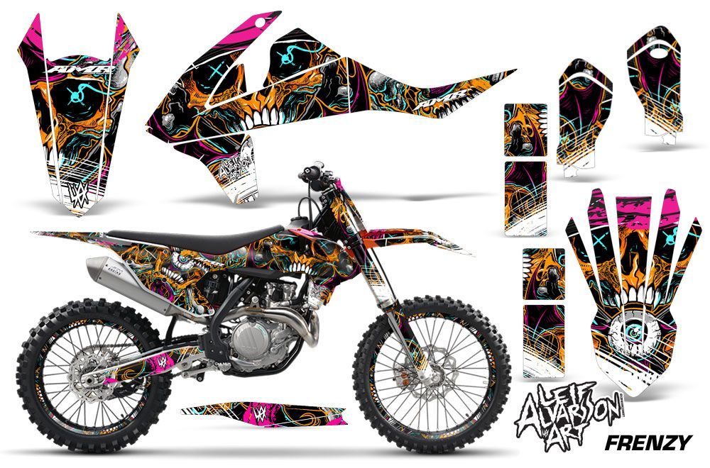 KTM C10 SX / SX-F / XC-F Dirt Bike Graphic Kit - 2016-2020 Frenzy Orange