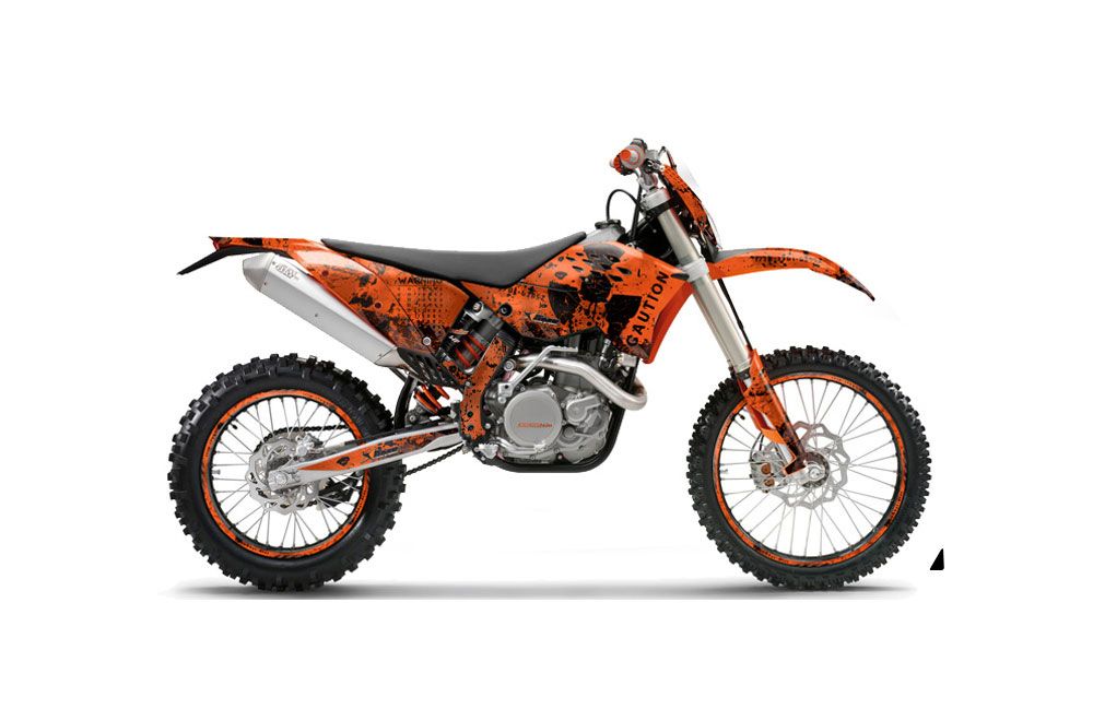 KTM C5 WCFW 250 Dirt Bike Graphic Kit - 2011 Meltdown Orange