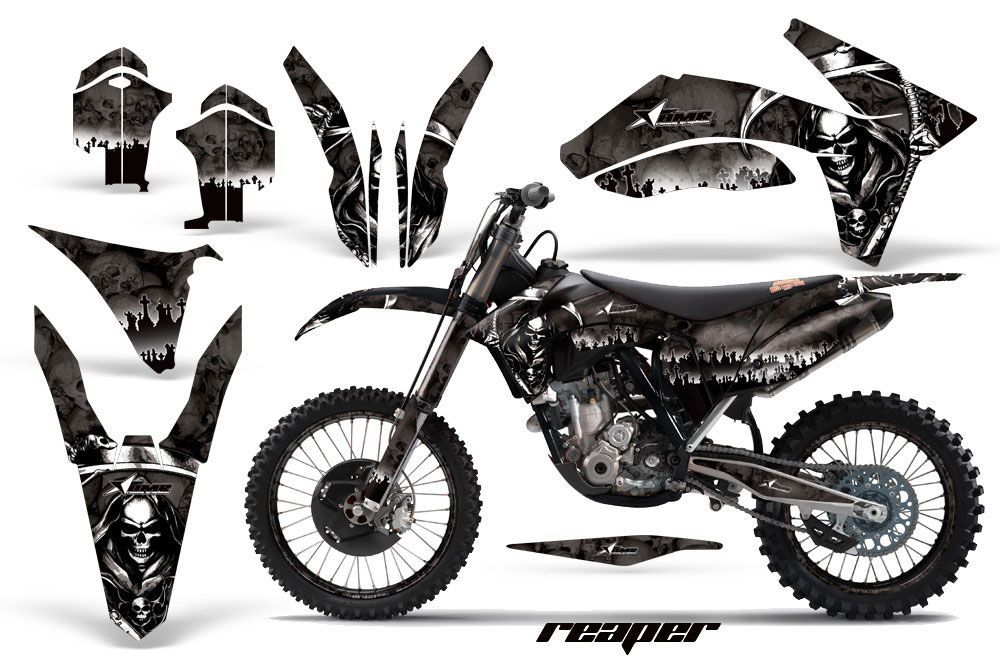 KTM C7 XC Dirt Bike Graphic Kit - 2012-2013 Reaper Black