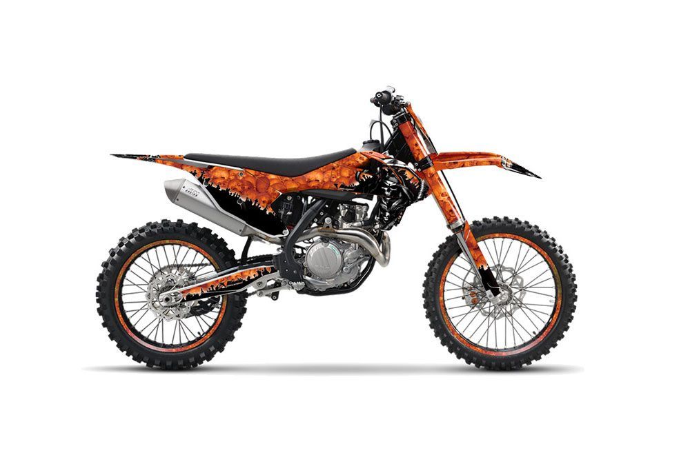 KTM SX-F / XC-F 250 / 350 / 450 Dirt Bike Graphic Kit - 2016 Reaper Orange