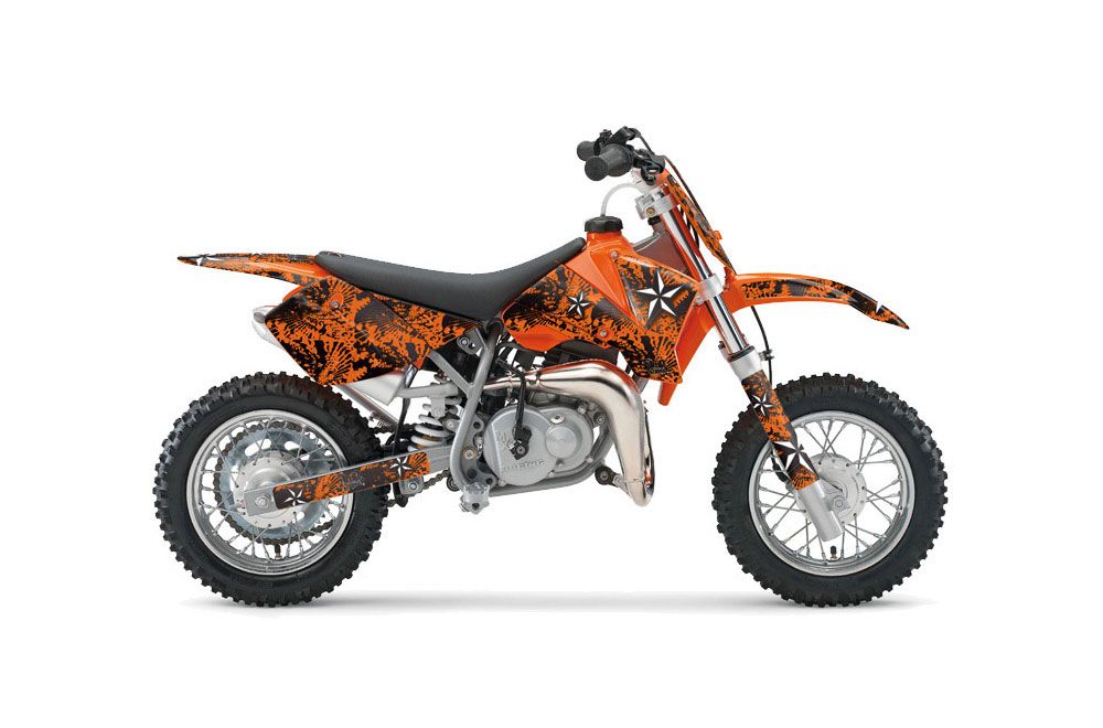 KTM SX 50 Adventure Jr / Sr Dirt Bike Graphic Kit - 2002-2008 NorthStar Orange