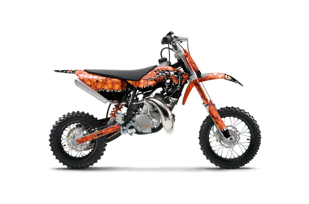 KTM SX 50 Adventure Jr / Sr Dirt Bike Graphic Kit - 2009-2015 Reaper Orange
