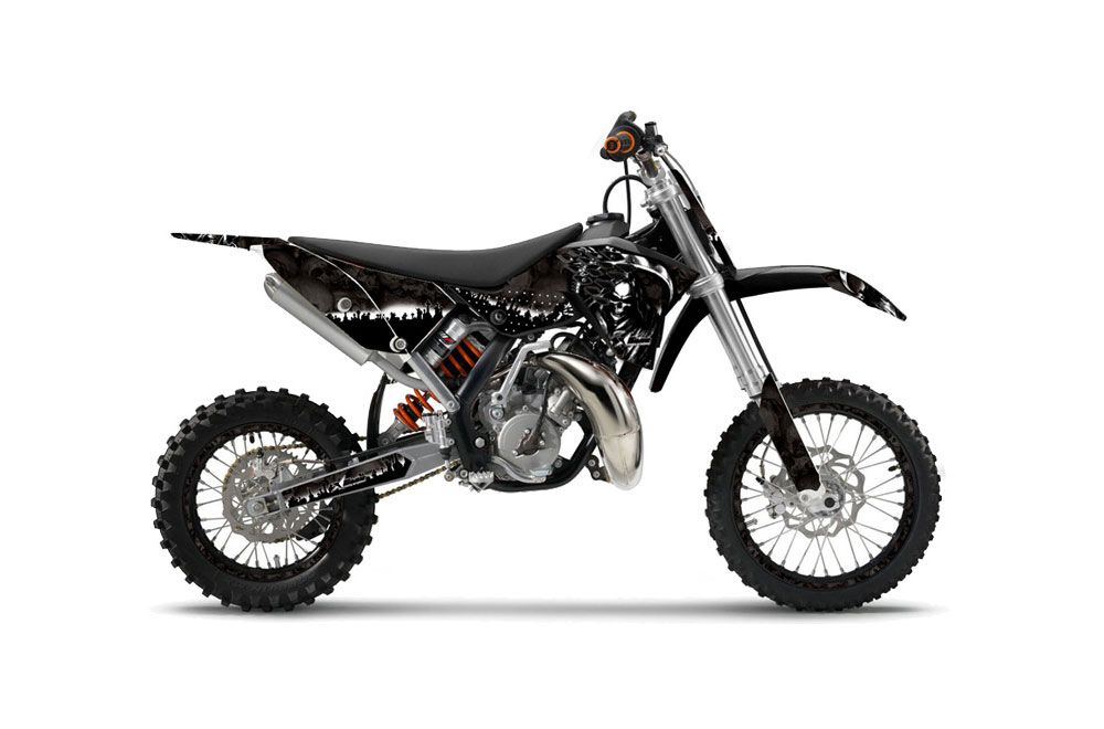 KTM SX 65 Dirt Bike Graphic Kit - 2009-2015 Reaper Black