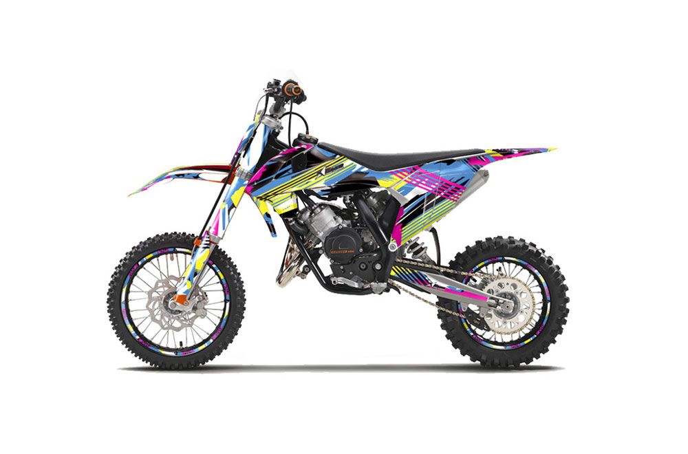 KTM SX 65 Dirt Bike Graphic Kit - 2016-2018 Flashback