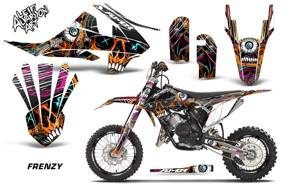 KTM SX 65 Dirt Bike Graphic Kit - 2016-2018 Frenzy Orange