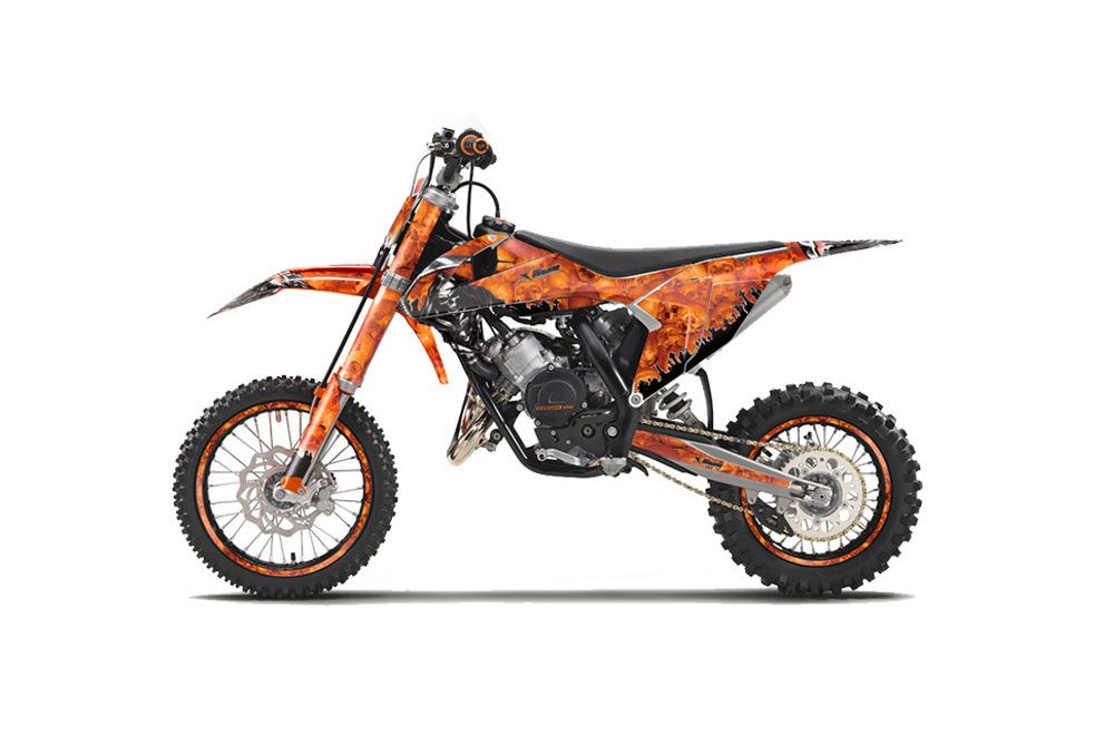 KTM SX 65 Dirt Bike Graphic Kit - 2016-2018 Reaper Orange