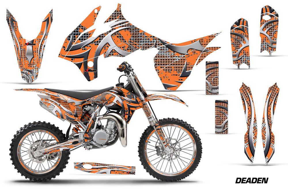KTM SX 85 Dirt Bike Graphic Kit - 2013-2015 Deaden Orange