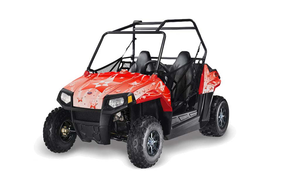 Polaris RZR 170 Graphic Kit - All Years Starlett Red
