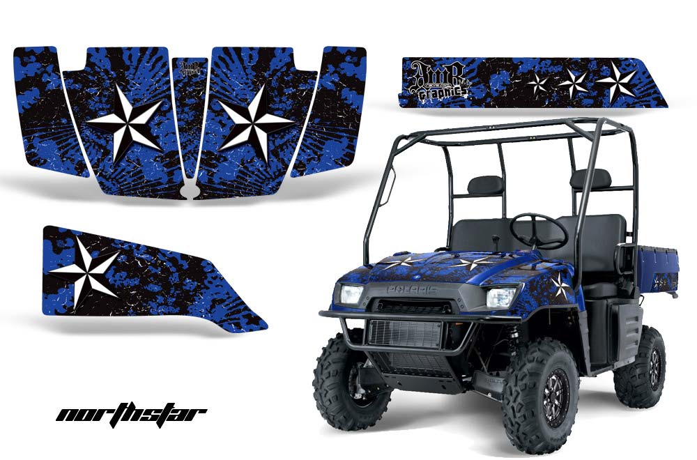 Polaris Ranger 500 / 700 XP Graphic Kit - 2005-2008 Northstar Blue