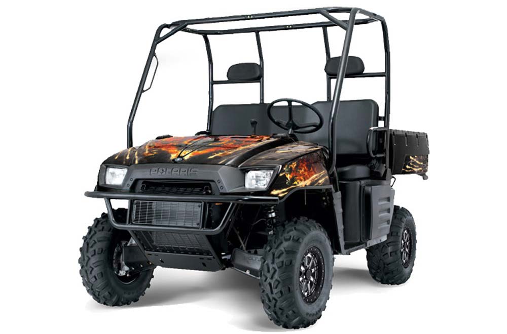 Polaris Ranger 500 / 700 XP Graphic Kit - 2005-2008 Firestorm Black