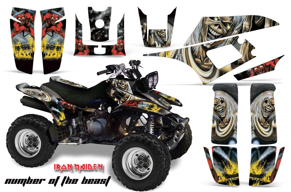 Yamaha Warrior 350 ATV Graphic Kit - All Years Number of the Beast Beast