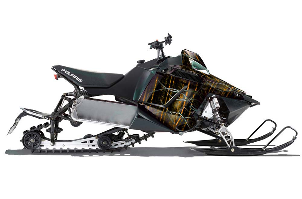 Polaris RMK / PRO-R / Rush / Assault Sled Graphic Kit - 2011-2016 The One Orange
