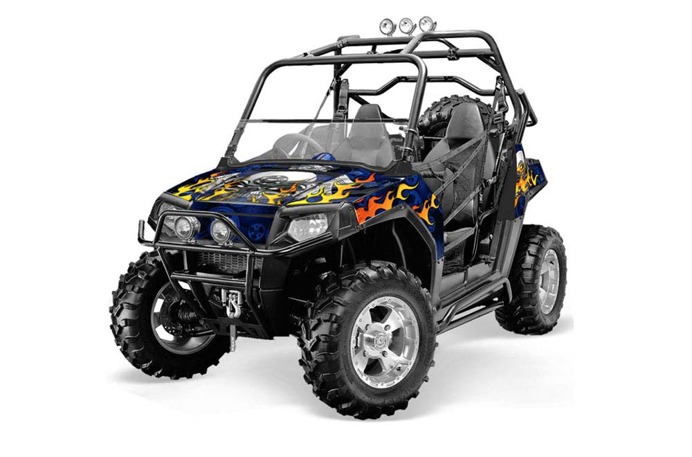 Polaris RZR 800 / 800S Graphic Kit - 2006-2010 Motorhead Blue